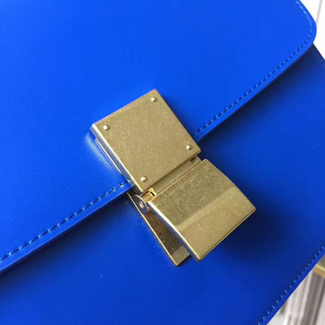 Celine Classic Box 23cm Bag Smooth Calfskin Pre-Fall 2017 Bag Collection Electric Blue