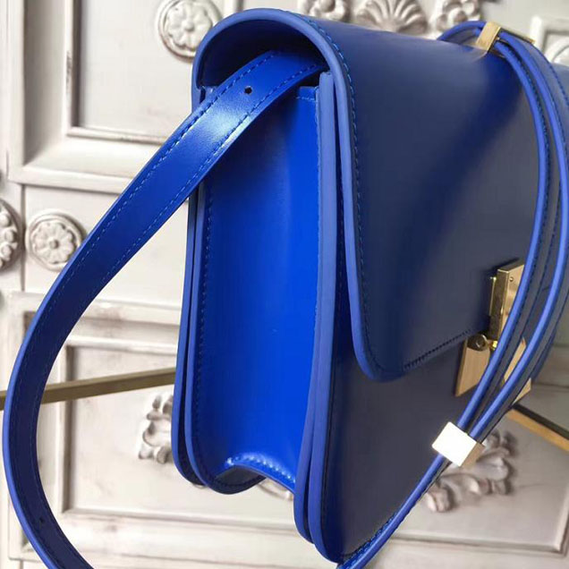 Celine Classic Box 23cm Bag Smooth Calfskin Pre-Fall 2017 Bag Collection Electric Blue