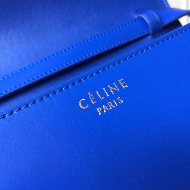 Celine Classic Box 23cm Bag Smooth Calfskin Pre-Fall 2017 Bag Collection Electric Blue