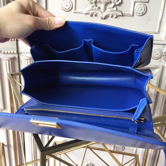 Celine Classic Box 23cm Bag Smooth Calfskin Pre-Fall 2017 Bag Collection Electric Blue