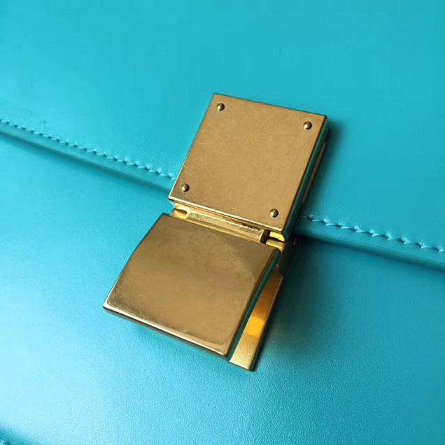 Celine Classic Box 23cm Bag Smooth Calfskin Pre-Fall 2017 Bag Collection Turquoise