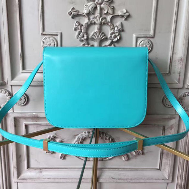 Celine Classic Box 23cm Bag Smooth Calfskin Pre-Fall 2017 Bag Collection Turquoise