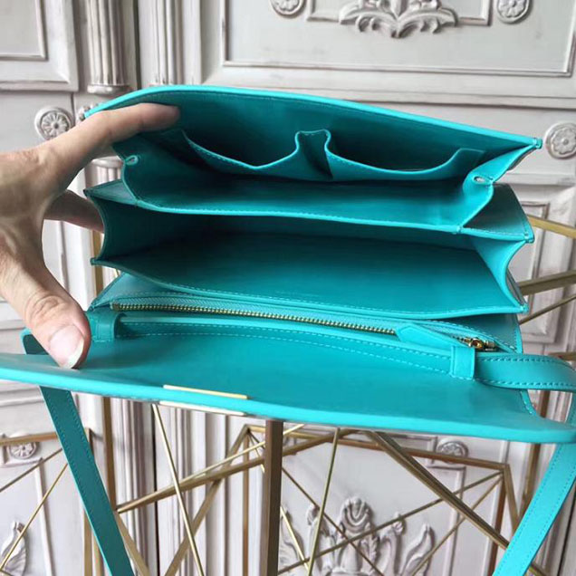 Celine Classic Box 23cm Bag Smooth Calfskin Pre-Fall 2017 Bag Collection Turquoise