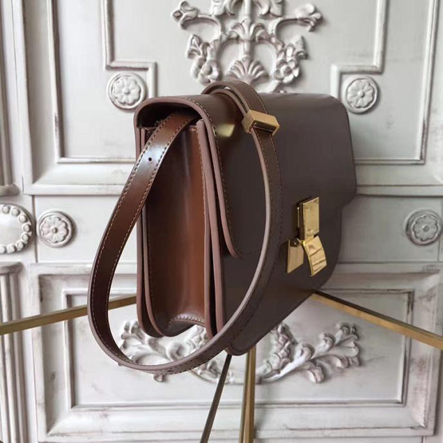 Celine Classic Box Bag Smooth Calfskin Pre-Fall 2017 Bag Collection Tan Natural