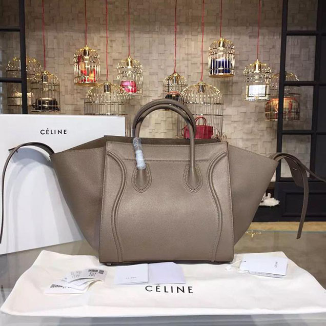 Celine Phantom Luggage Tote Calfskin Leather Fall Winter 2016 Collection Nude