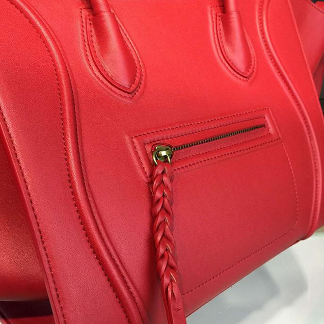 Celine Phantom Luggage Tote Calfskin Leather Fall Winter 2016 Collection Red