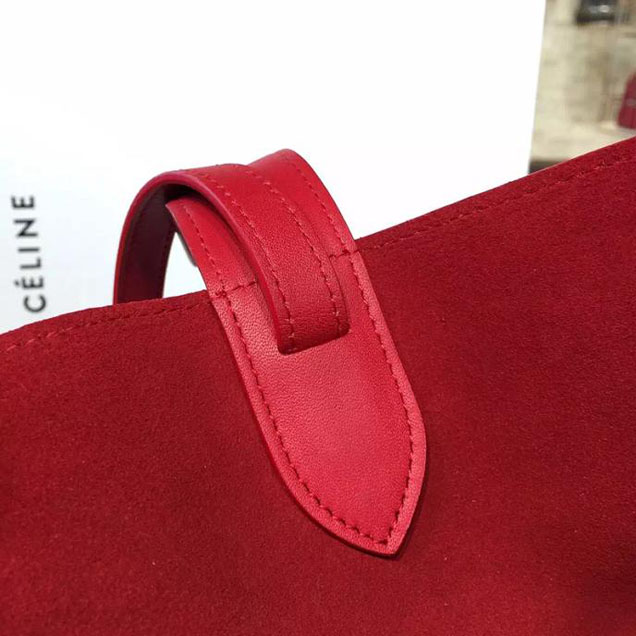 Celine Phantom Luggage Tote Calfskin Leather Fall Winter 2016 Collection Red