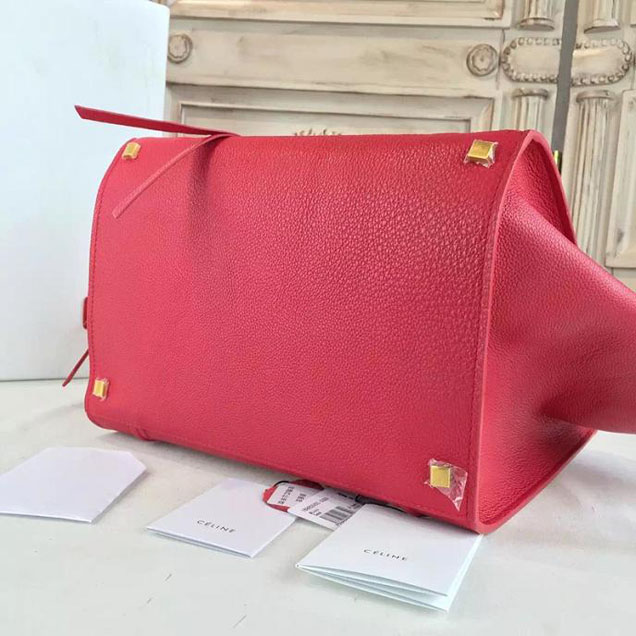 Celine Phantom Luggage Tote Calfskin Leather Fall Winter 2016 Collection Rose Red