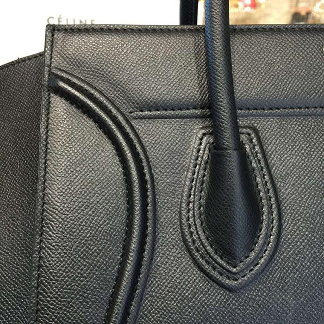 Celine Phantom Luggage Tote Calfskin Leather Fall Winter 2016 Collection Black