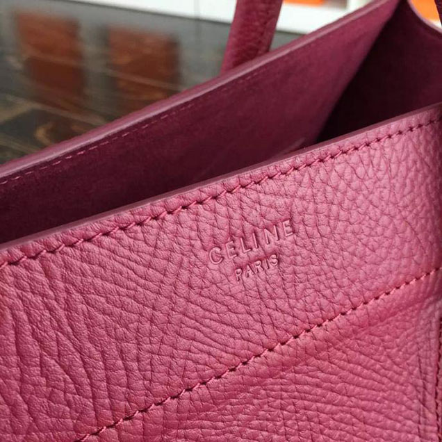 Celine Phantom Luggage Tote Calfskin Leather Fall Winter 2017 Collection Raspberry
