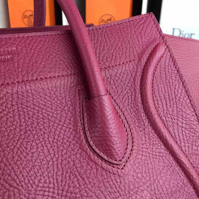 Celine Phantom Luggage Tote Calfskin Leather Fall Winter 2017 Collection Raspberry