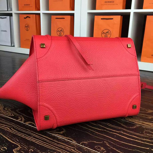 Celine Phantom Luggage Tote Calfskin Leather Fall Winter 2017 Collection Capucines Red