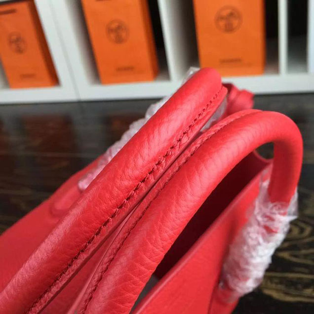 Celine Phantom Luggage Tote Calfskin Leather Fall Winter 2017 Collection Capucines Red