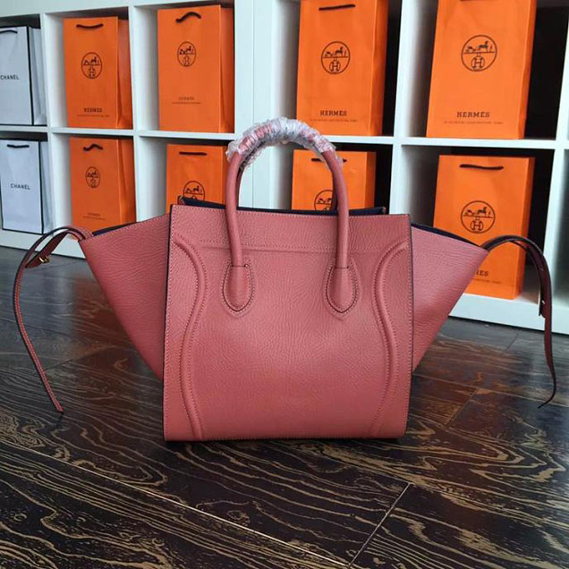 Celine Phantom Luggage Tote Calfskin Leather Fall Winter 2017 Collection Red Navy