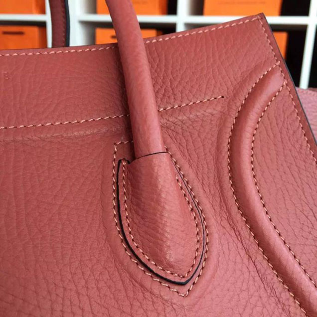 Celine Phantom Luggage Tote Calfskin Leather Fall Winter 2017 Collection Red Navy