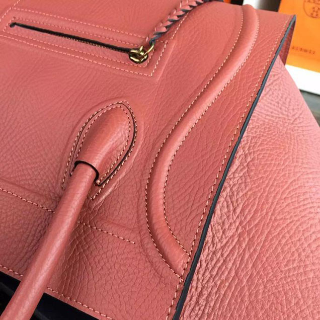 Celine Phantom Luggage Tote Calfskin Leather Fall Winter 2017 Collection Red Navy