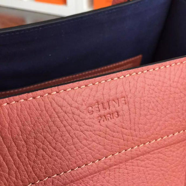 Celine Phantom Luggage Tote Calfskin Leather Fall Winter 2017 Collection Red Navy