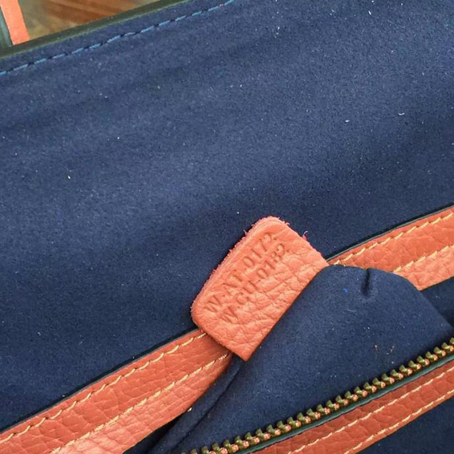 Celine Phantom Luggage Tote Calfskin Leather Fall Winter 2017 Collection Red Navy