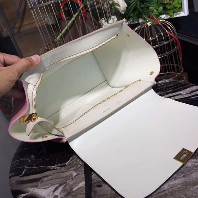 Celine Small Trapeze Bag 26cm Black White Pink