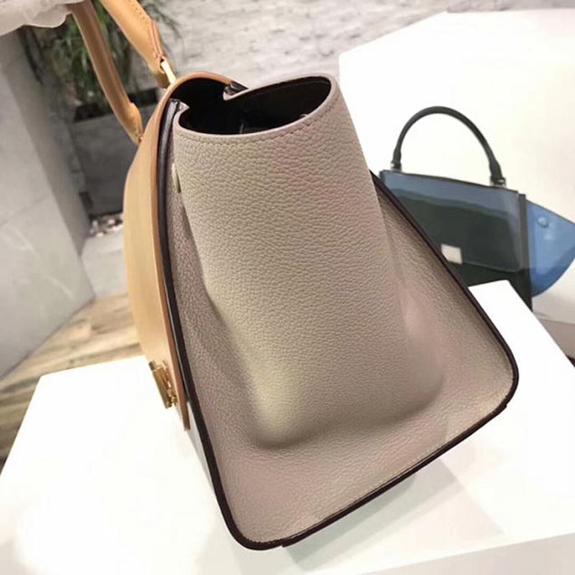 Celine Small Trapeze Bag 26cm Camel Coffee Beige
