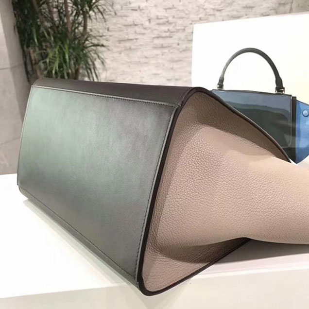 Celine Small Trapeze Bag 26cm Camel Coffee Beige