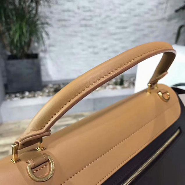 Celine Small Trapeze Bag 26cm Camel Coffee Beige