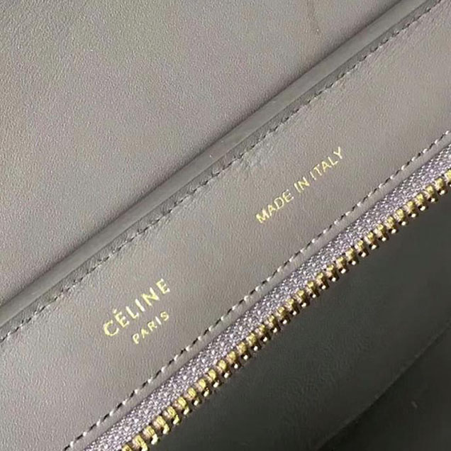 Celine Small Trapeze Bag 26cm Coffee Beige Orange