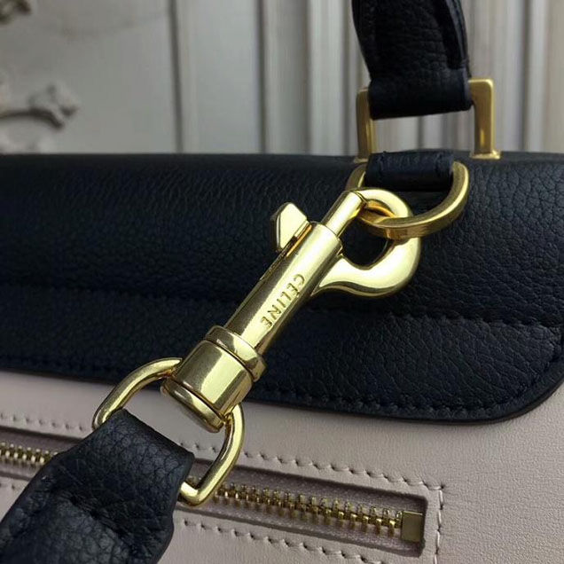 Celine Small Trapeze Bag 26cm Black Pink