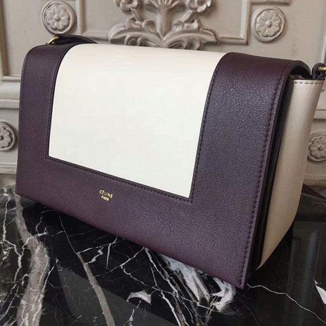 Celine Frame Bag 25cm Smooth Calfskin Pre-Fall 2017 Bag Collection Coffee White