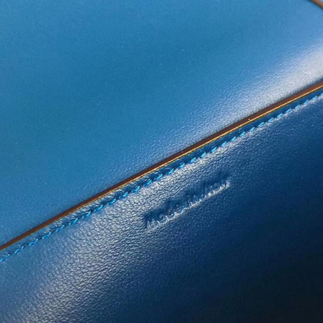 Celine Frame Bag 25cm Smooth Calfskin Pre-Fall 2017 Bag Collection Blue Black