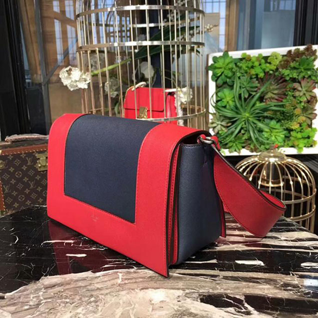 Celine Frame Bag 25cm Smooth Calfskin Pre-Fall 2017 Bag Collection Red Black