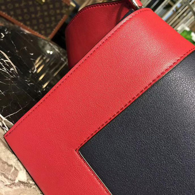 Celine Frame Bag 25cm Smooth Calfskin Pre-Fall 2017 Bag Collection Red Black