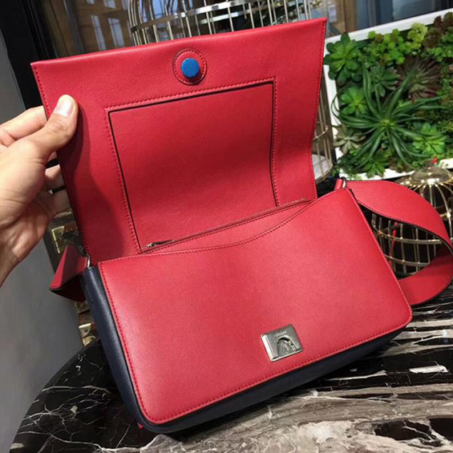 Celine Frame Bag 25cm Smooth Calfskin Pre-Fall 2017 Bag Collection Red Black