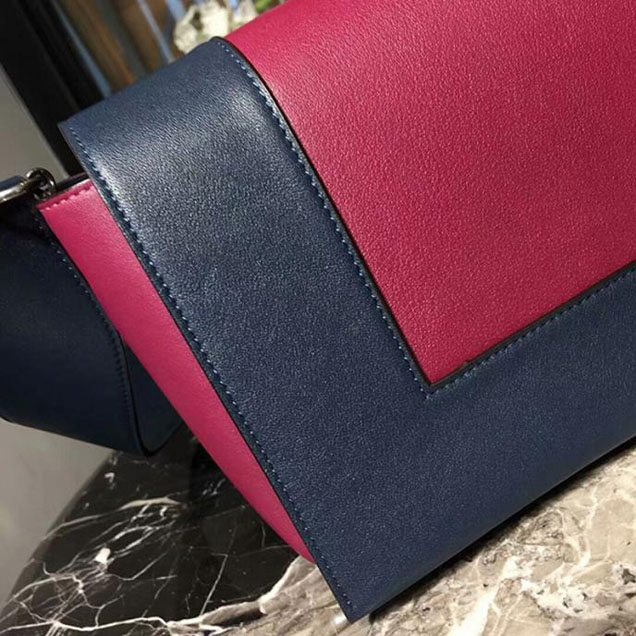 Celine Frame Bag 25cm Smooth Calfskin Pre-Fall 2017 Bag Collection Navy Purple