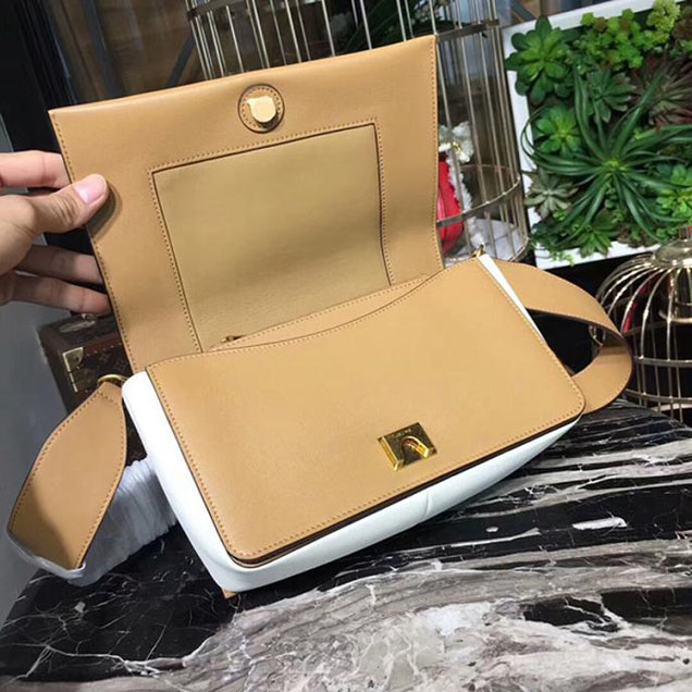 Celine Frame Bag 25cm Smooth Calfskin Pre-Fall 2017 Bag Collection Beige White