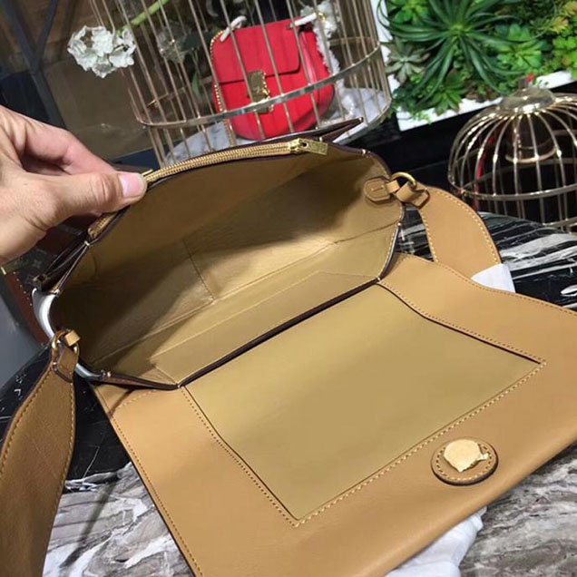 Celine Frame Bag 25cm Smooth Calfskin Pre-Fall 2017 Bag Collection Beige White