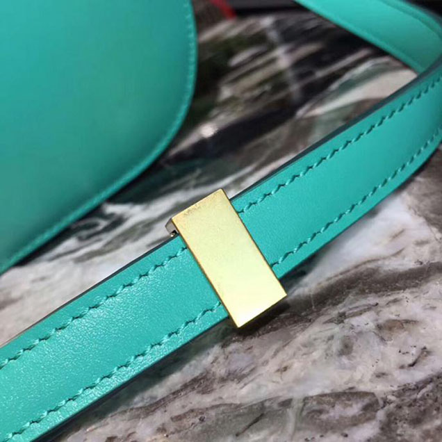 Celine Medium Classic Box Bag Turquoise