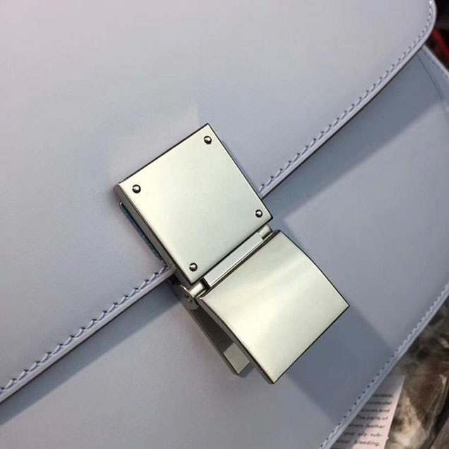 Celine Medium Classic Box Bag Sky Blue