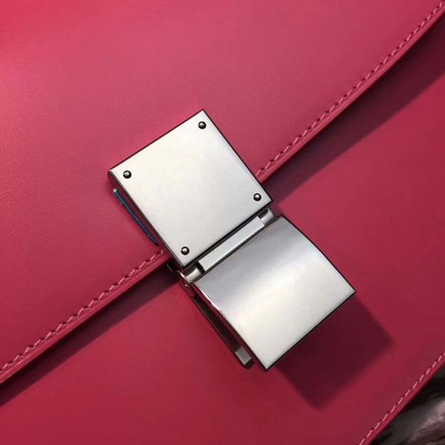 Celine Medium Classic Box Bag Rose Carmine