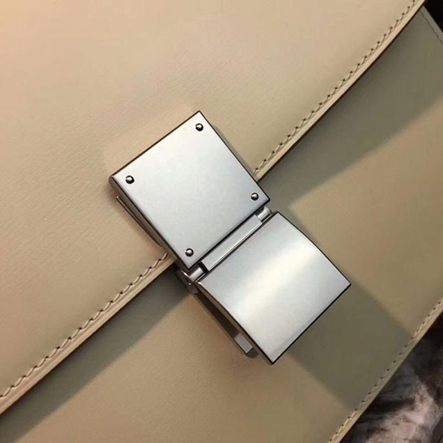Celine Medium Classic Box Bag In Beige