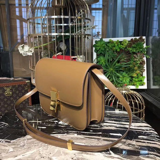 Celine Medium Classic Box Bag Camel
