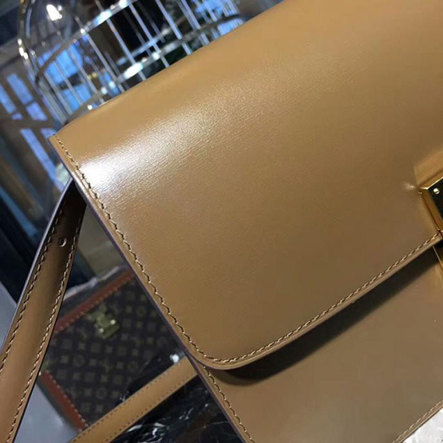 Celine Medium Classic Box Bag Camel