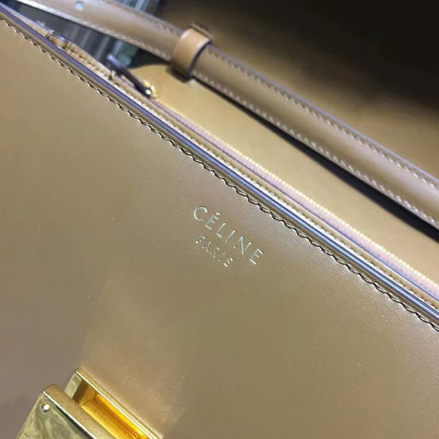 Celine Medium Classic Box Bag Camel