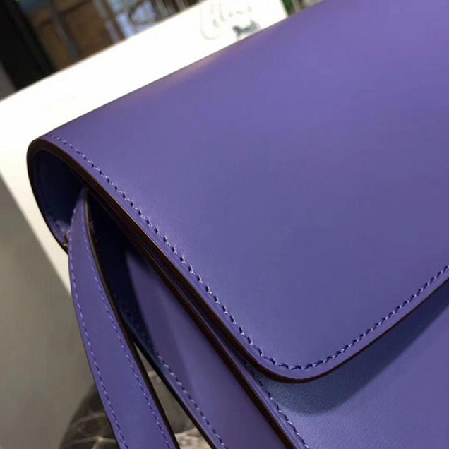 Celine Medium Classic Box Bag Purple