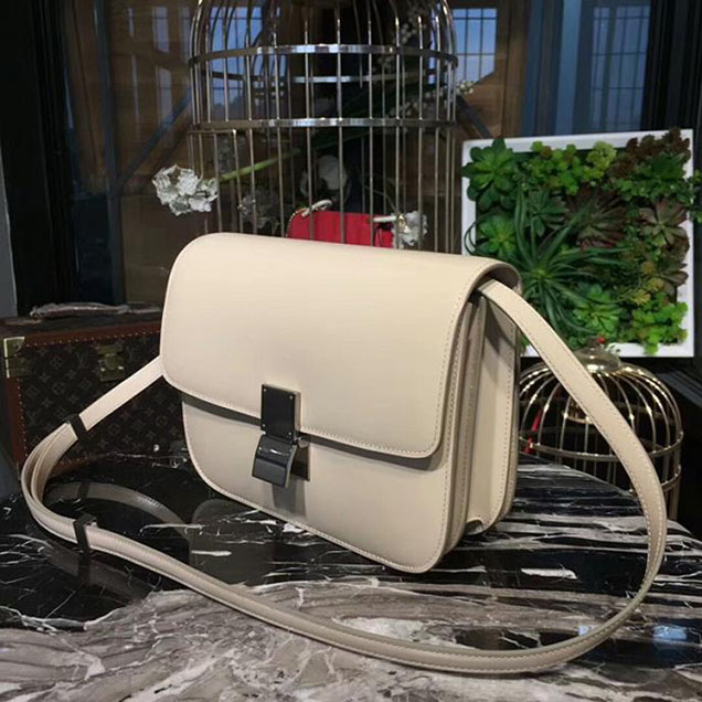 Celine Medium Classic Box Bag Beige
