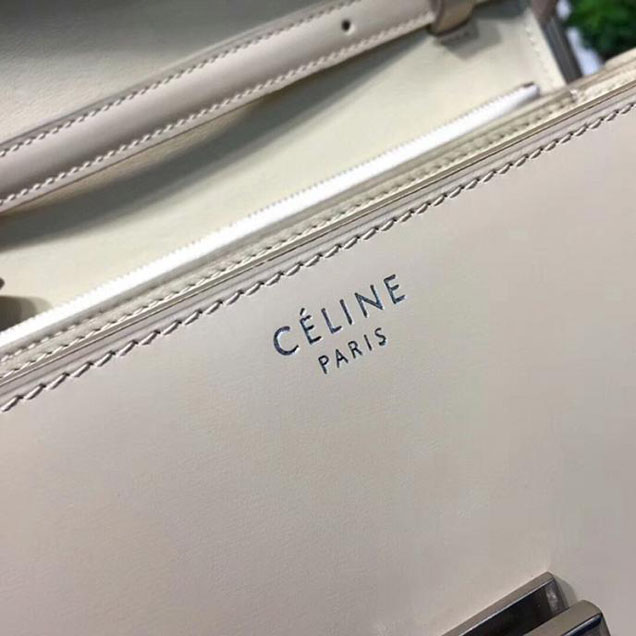 Celine Medium Classic Box Bag Beige