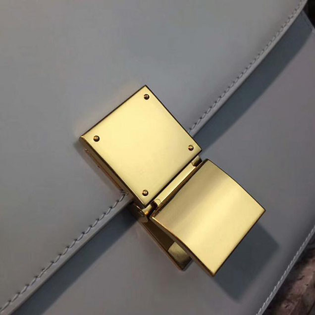 Celine Medium Classic Box Bag Ice Blue