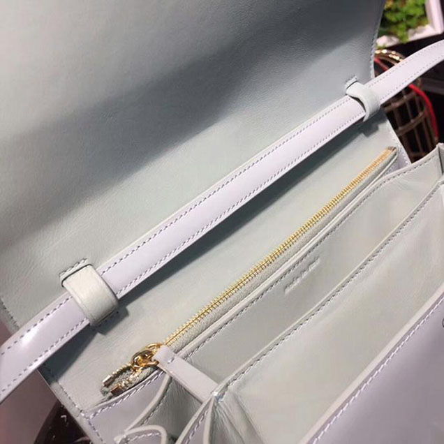 Celine Medium Classic Box Bag Ice Blue