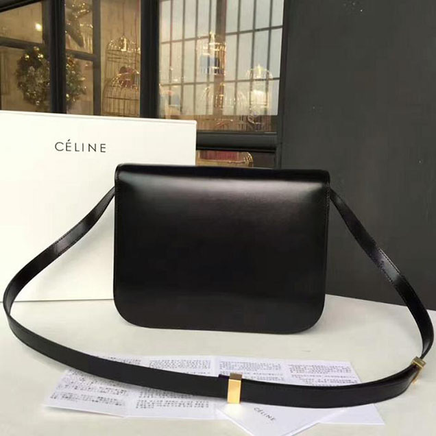 Celine Medium Classic Box Bag Black