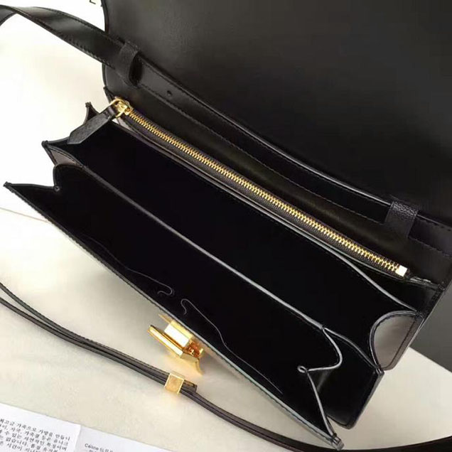 Celine Medium Classic Box Bag Black